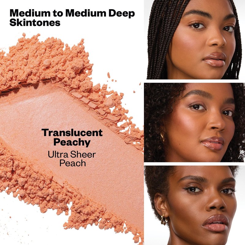 Kosas Cloud Set Loose Setting Powder – Talc-Free Translucent Face Powder for Oil Control, Ultra Sheer Peach