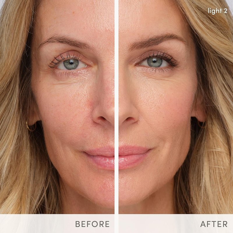 Jane Iredale HydroPure Tinted Serum - Hydrating Sheer Coverage with Hyaluronic Acid & CoQ10 | Evens Skin Tone