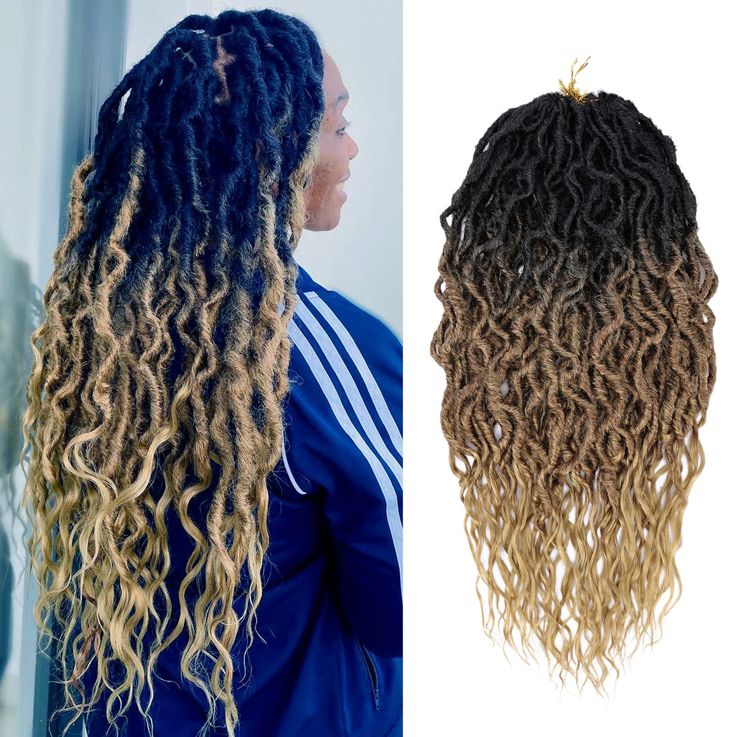 Goddess Locs Crochet Hair for Black Women Faux Locs Crochet Braids