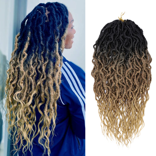 Goddess Locs Crochet Hair for Black Women Faux Locs Crochet Braids
