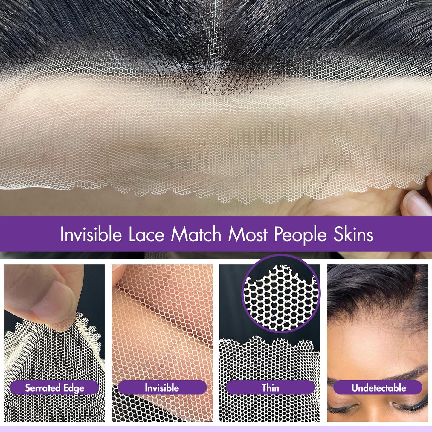 Bob Wig Human Hair 13x4 Straight Lace Front Wigs Glueless Pre Plucked with Baby Hair 100% Brazilian Remy Hair Transparent Lace Frontal Wigs for Black Women - 180% Density Natural Color 8 Inch