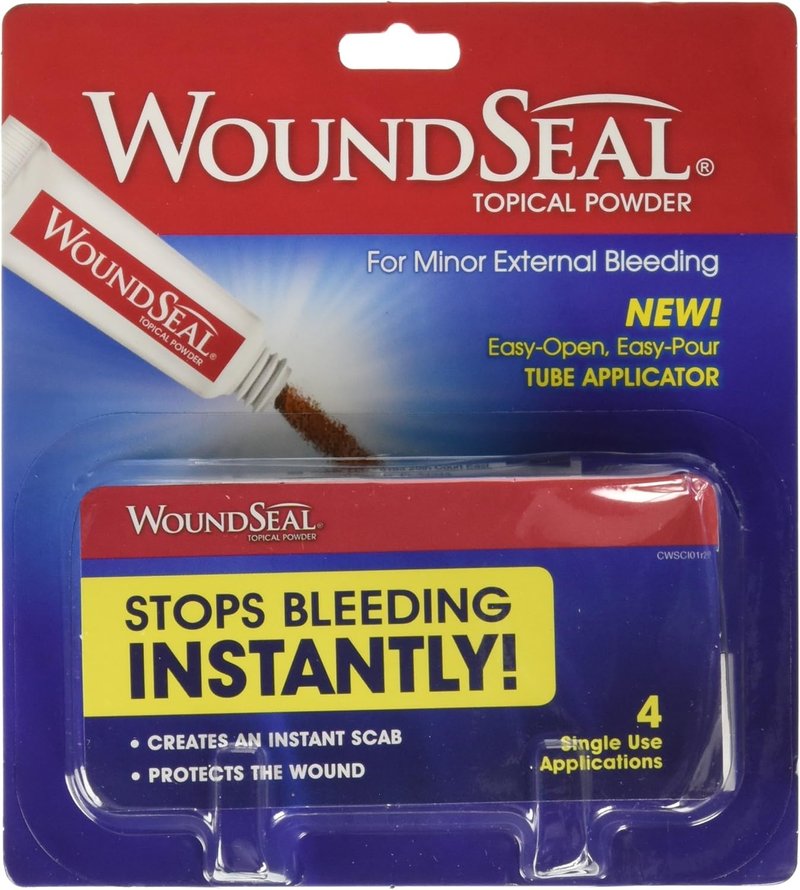 WoundSeal Powder - Fast-Acting Blood Clotting Agent | 4 Pack (2 Units)