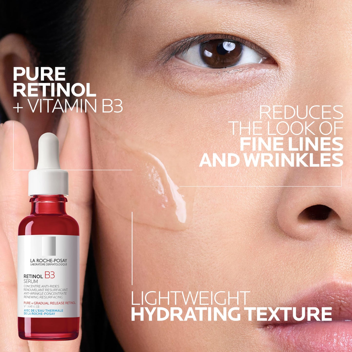 Bundle of La Roche-Posay Pure 10% Vitamin C Serum+ La Roche-Posay Pure Retinol Face Serum for Lines, Wrinkles & Premature Sun Damage to Resurface & Hydrate, Suitable for Sensitive Skin