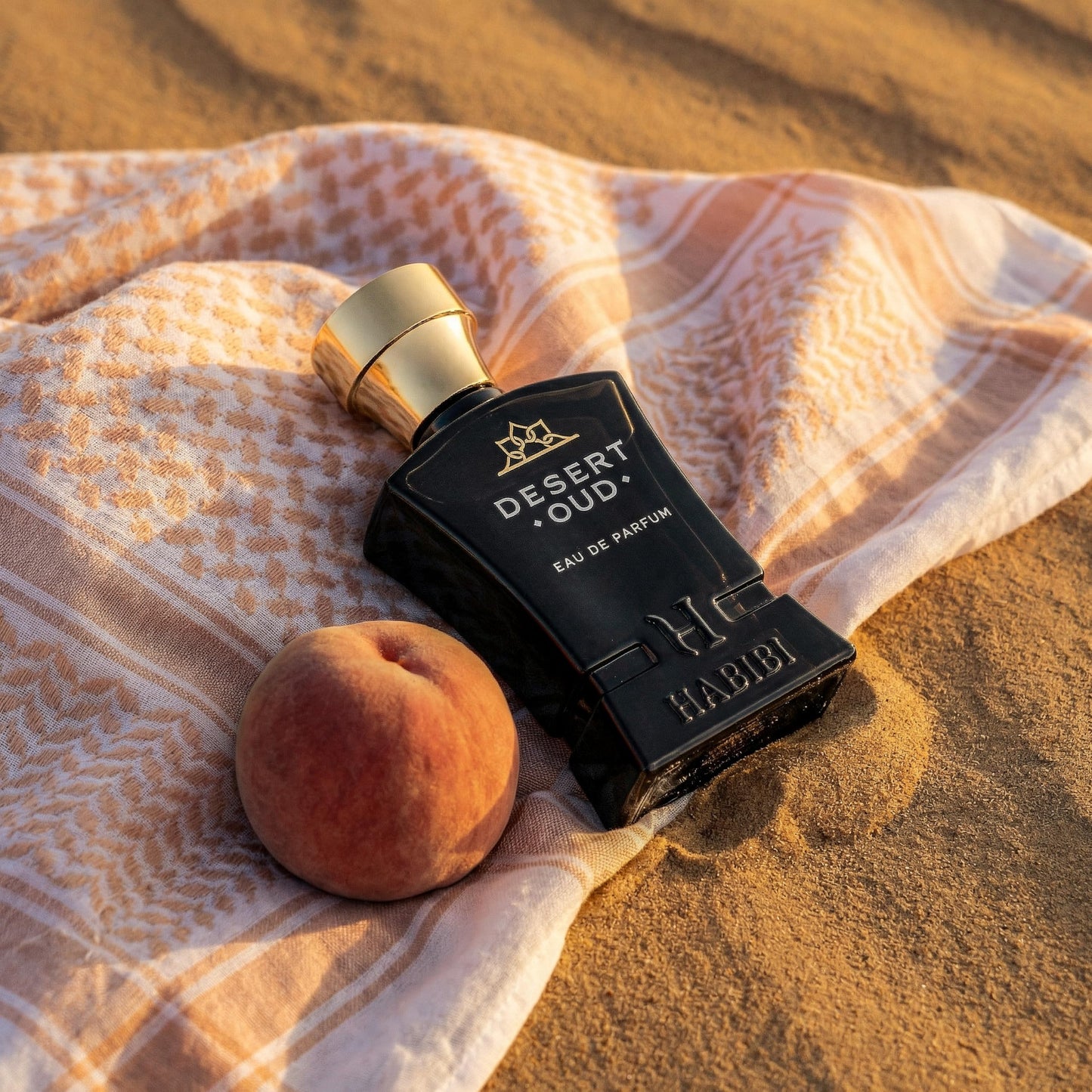 H HABIBI Desert Oud Perfume for Men - 2.5 oz (75ML) Long Lasting Arabian Cologne, Bold Floral Woody Men Perfume, Luxury Fragrance Gift for Special Occasions