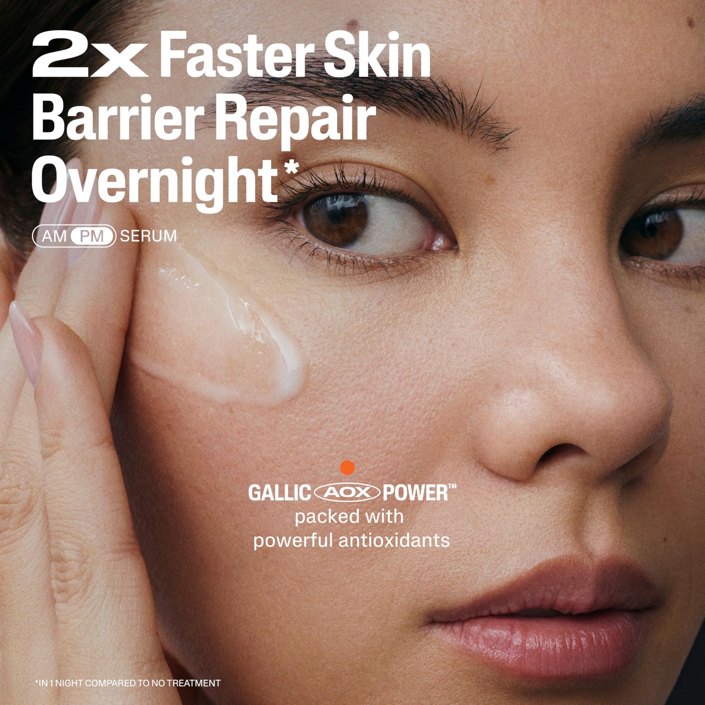 CETAPHIL Repair & Renew Night Serum for Stressed Sensitive Skin with Gallic Acid & Vitamin E, PM Face Serum, Repairs Skin Barrier Overnight, Dermatologist Recommended, 1 fl oz Dropper Bottle