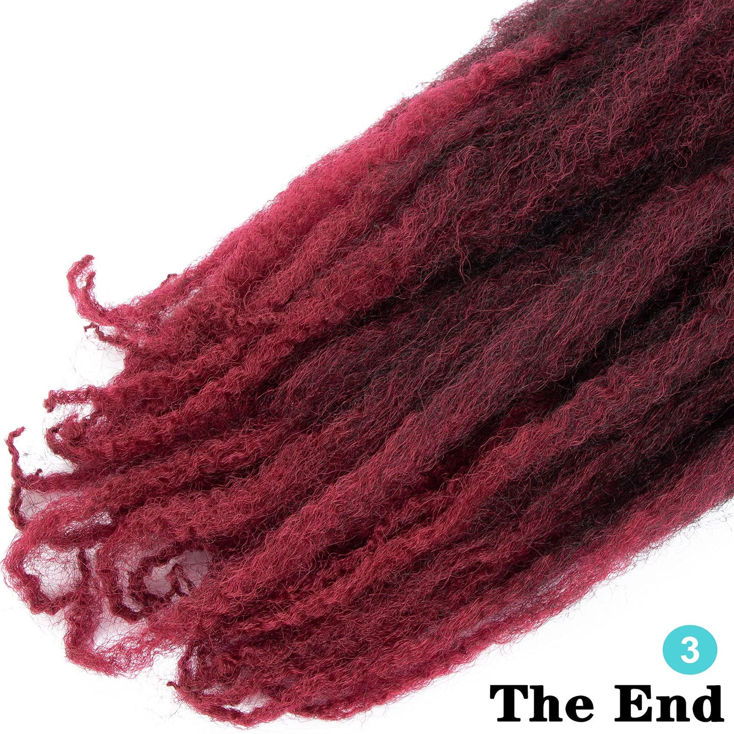 Ayana Marley Hair 6 Packs Twist Braiding Hair For Faux Locs Crochet Hair 24 Inch Long Afro Synthetic Hair Extensions (24inch, TBUG)