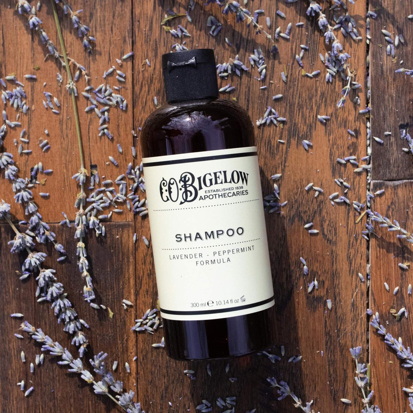 C.O. Bigelow Lavender Peppermint Shampoo, Sulfate Free Shampoo, Hair Wash with Lavender & Peppermint Essential Oils, 10.4 Fl Oz