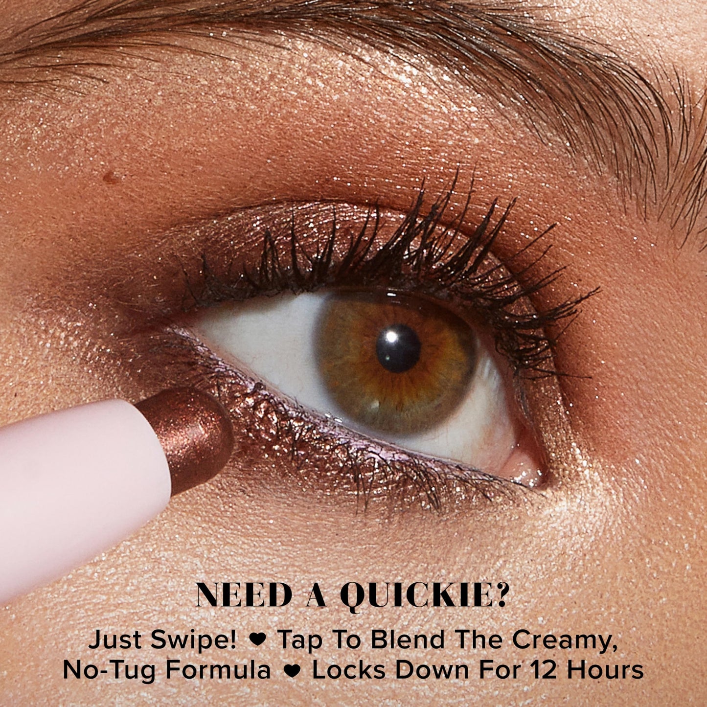 Too Faced Quickie Queen Eye Shadow Sticks | Creamy, Long Wearing + Non-Creasing, High-Impact Sparkle, Twinkle