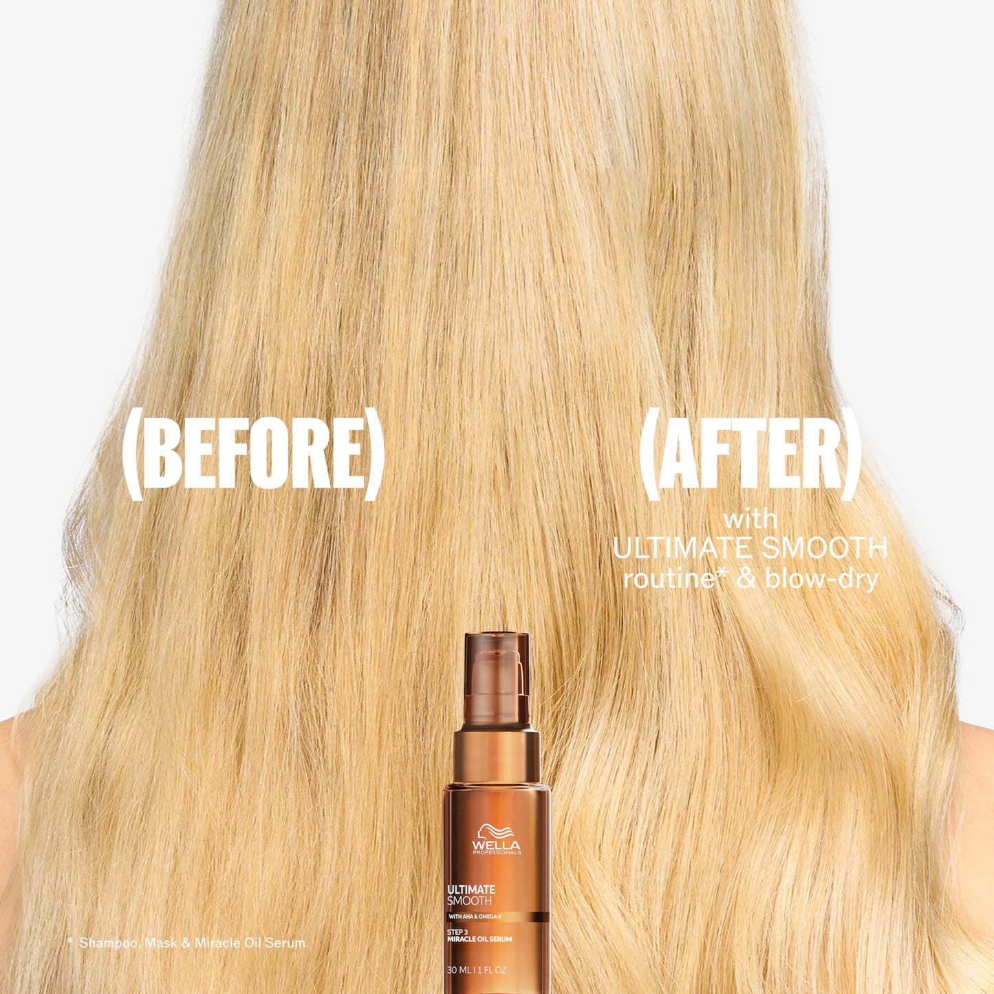 Wella Professionals ULTIMATE SMOOTH Conditioner | Treatment for Dry & Frizzy Hair | With Squalane & Omega 9 | 6.7 Fl Oz