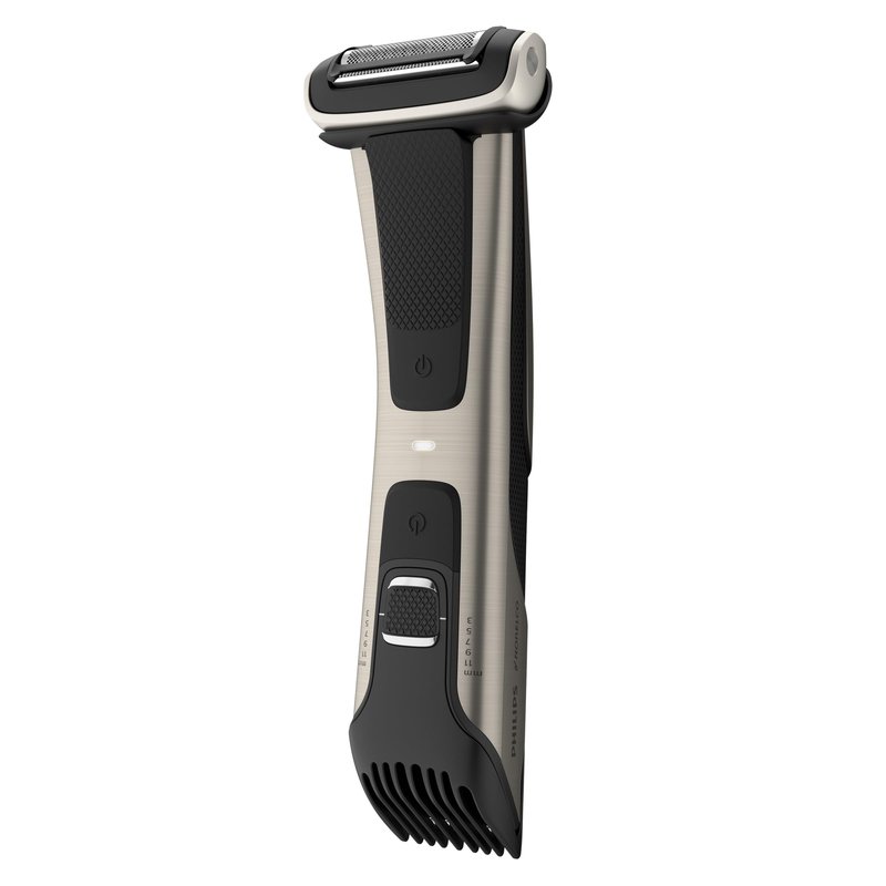 Philips Norelco Bodygroom 7000 Series, Showerproof Groin and Body Trimmer for Men, Precise Body Grooming, Adjustable Comb, Safe Even Below The Belt, 80 Min. Runtime, Model BG7030/49