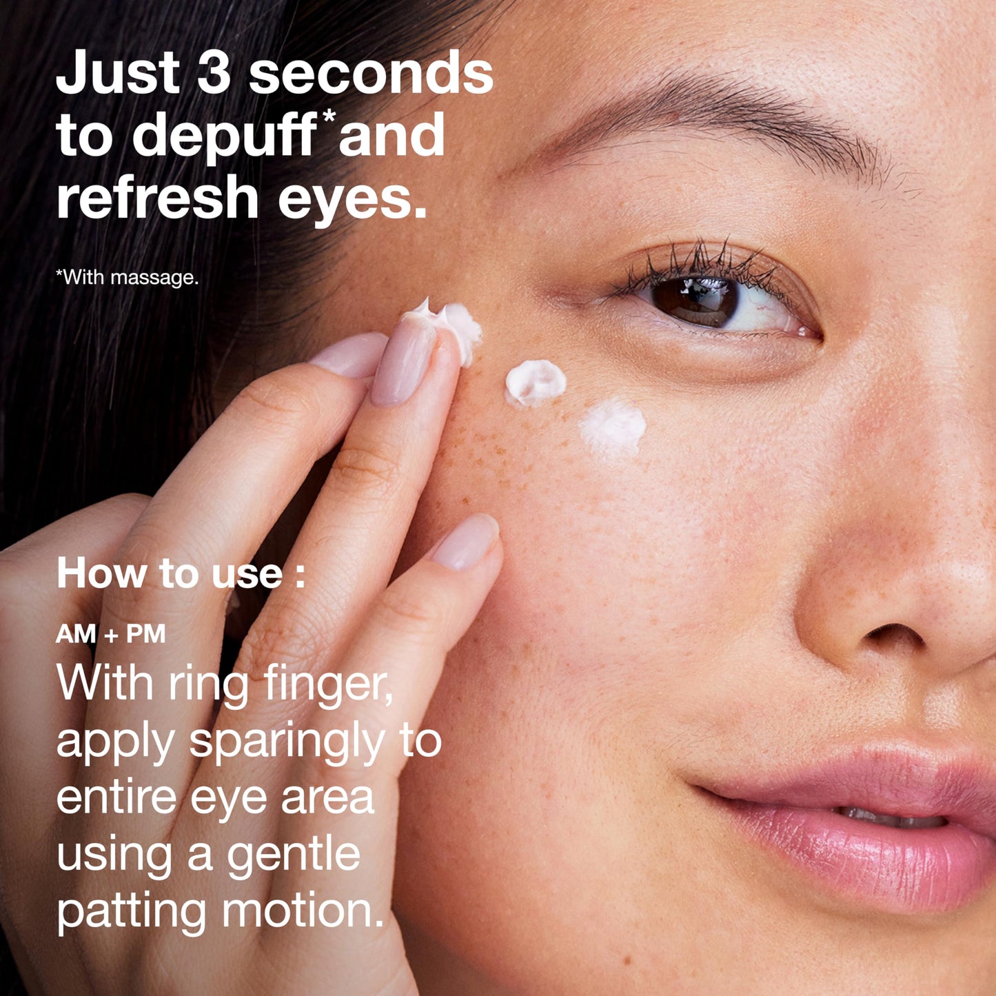 Clinique All About Eyes Rich Eye Cream For Dark Circles With Hyaluronic Acid | Hydrating, Brightening + Depuffing, Mini Travel Size, 0.5 Ounce