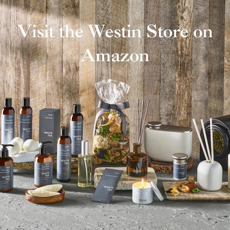 White Tea Lotion & Body Wash Set - Luxurious Hotel Bath Essentials | 8 oz Bottles Each