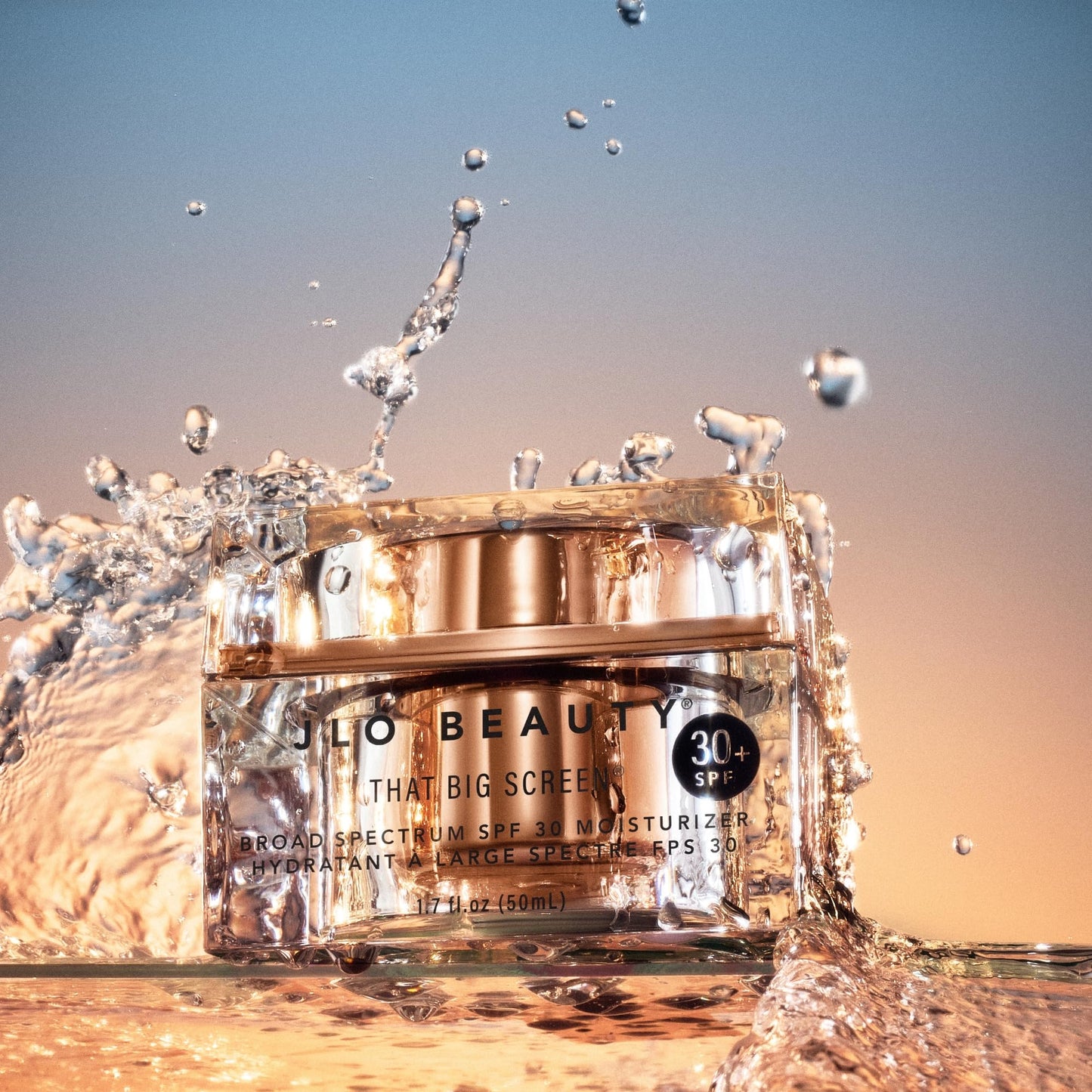 JLO BEAUTY Broad Spectrum SPF 30 Face Moisturizer, Lightweight Sunscreen to Wear Under Make Up, Daily Hydrating Face Lotion for Women With Hyaluronic Acid & Antioxidants, That Big Screen, 1.7 FL Oz