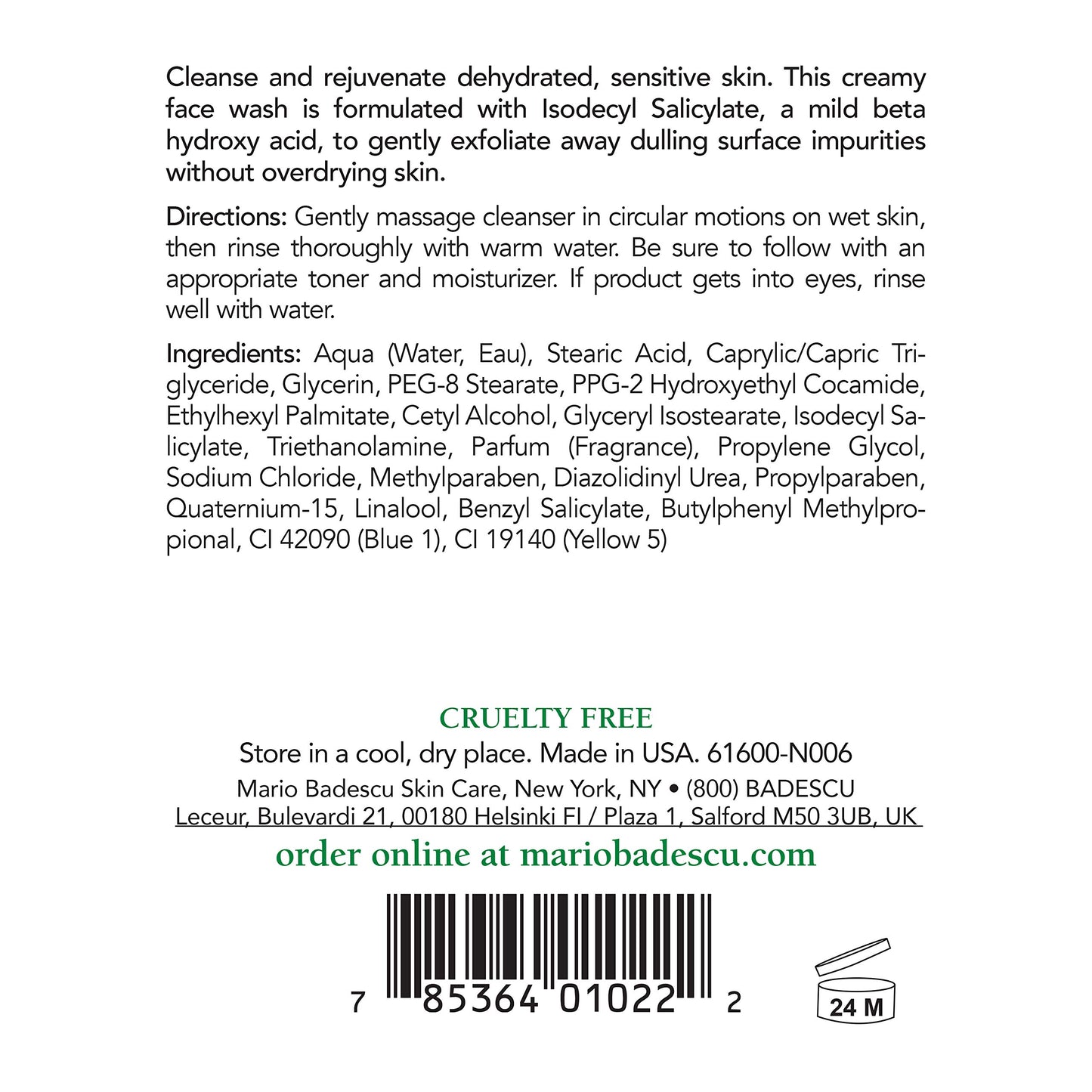 Mario Badescu Keratoplast Cream Soap, 16 Fl Oz