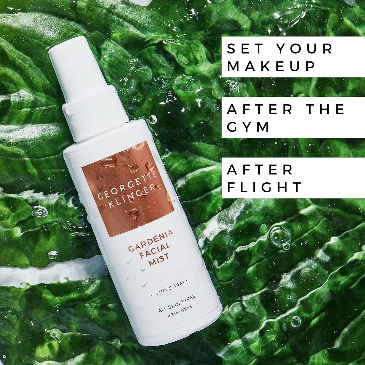 Gardenia Facial Mist - Collagen-Infused Hydrating Face Spray for Dewy, Smooth Skin | 4.2 oz