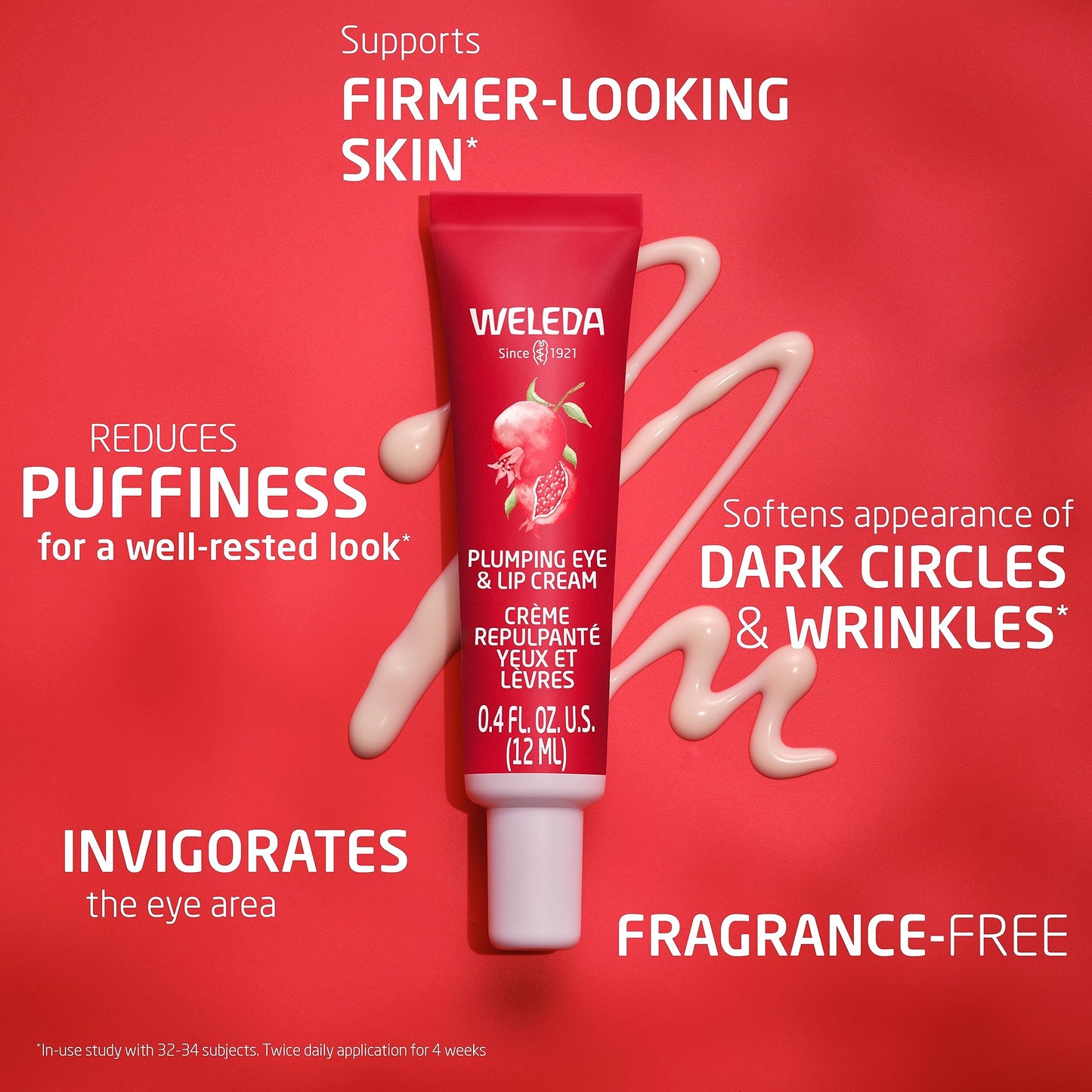 Weleda Plumping Eye & Lip Cream with Peptides from Maca Root and Pomegranate