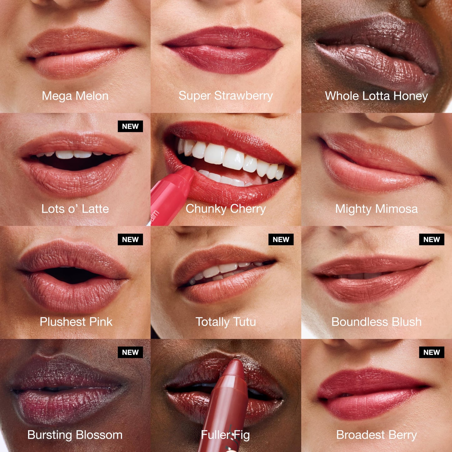 Clinique Chubby Stick Tinted Lip Colour Balm | With Shea Butter | Moisturizing + Hydrating | Natural-Looking Lip Tint, Whole Lotta Honey