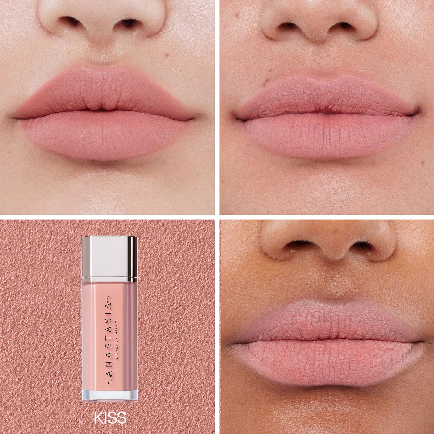 Anastasia Beverly Hills Mini Lip Velvet Duo – Travel-Size Luxury Lip Set, High-Pigment Blurred-Effect Matte Lip Colors with Velvet Finish