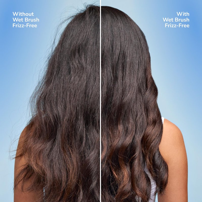 Wet Brush Frizz-Free Detangler Brush with Ionic Technology, Purple, Provides Frizz Control, Reduces Static, and Smooths All Hair Types, Best For Dry Hair, Made for Women, Men & Kids