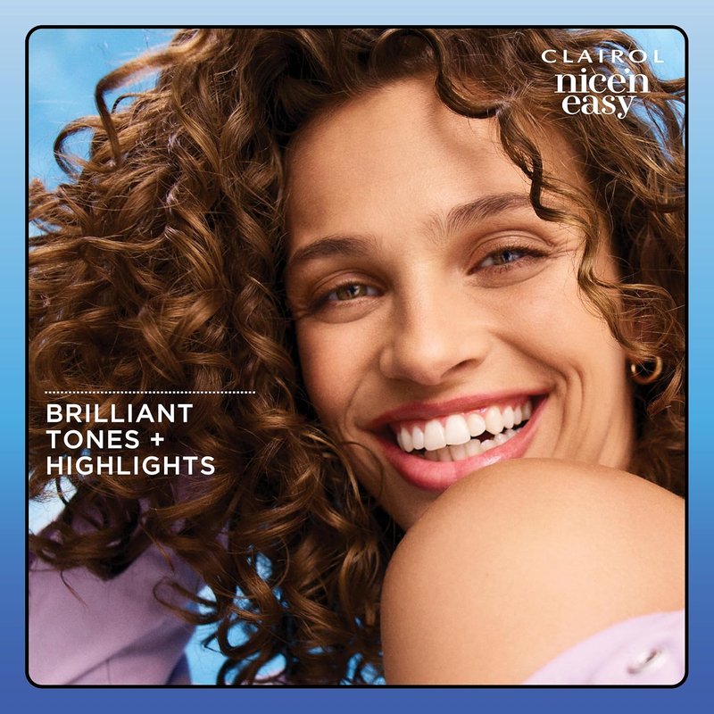 Clairol Nice'n Easy Permanent Hair Dye - 7 Dark Blonde | 100% Gray Coverage & Natural Shine | Pack of 3