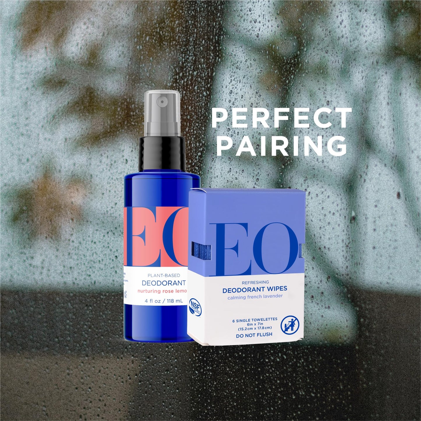 EO Deodorant Spray, 4 Ounce (Pack of 3), Rose Lemon, made with Essential Oils for Men and Women