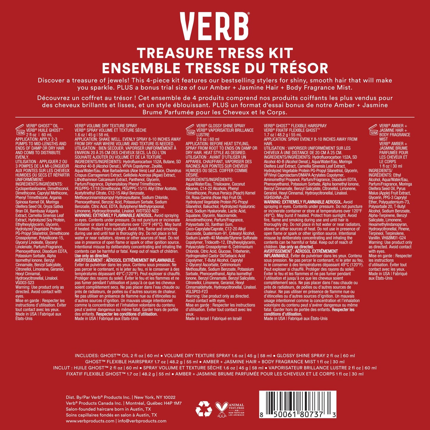 VERB Tresures Tress Kit: Mini Stylers kit featuring stylers for shiny, smooth hair