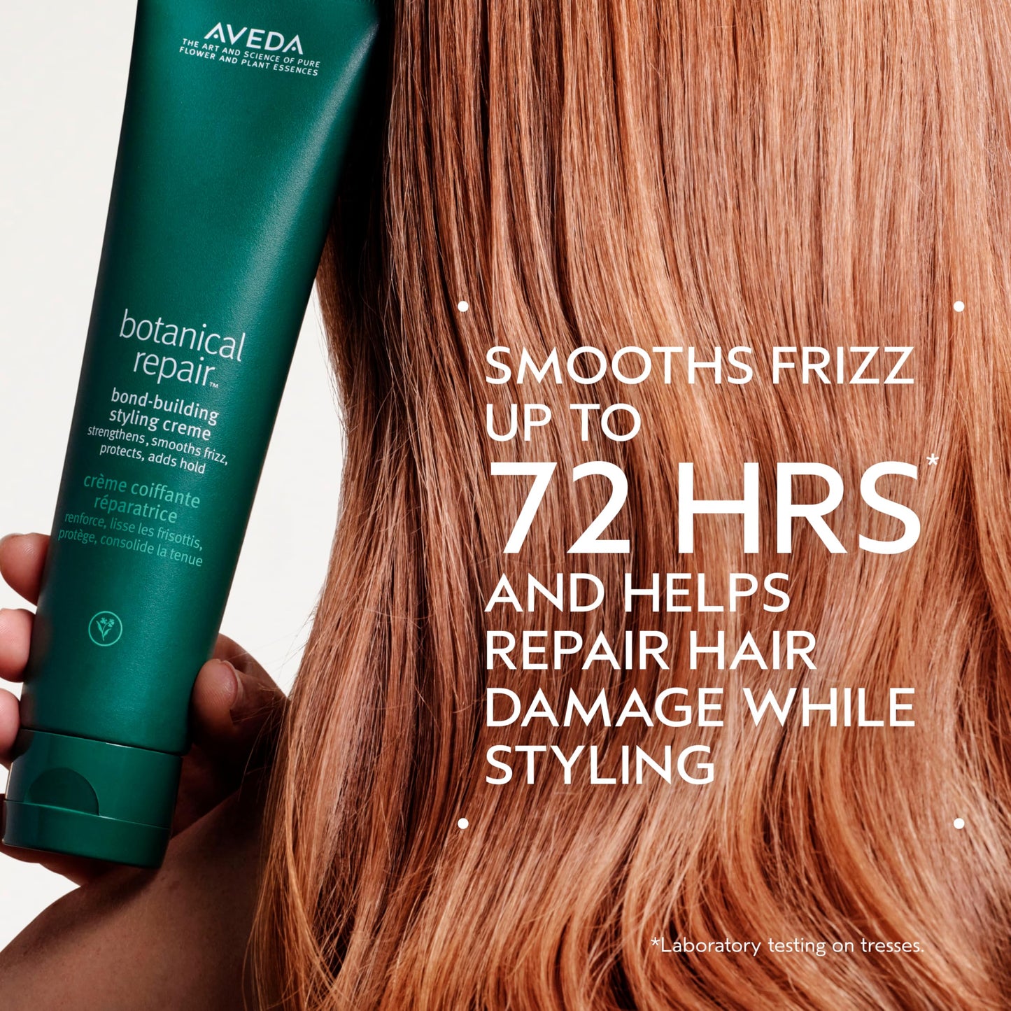 Aveda Botanical Repair Bond-Building Styling Creme | Helps Repair Damaged Hair | Smooths Frizz for Up to 72 Hours | Heat Protectant | 98% Naturally Derived* | Silicone Free, 5 Fl Oz