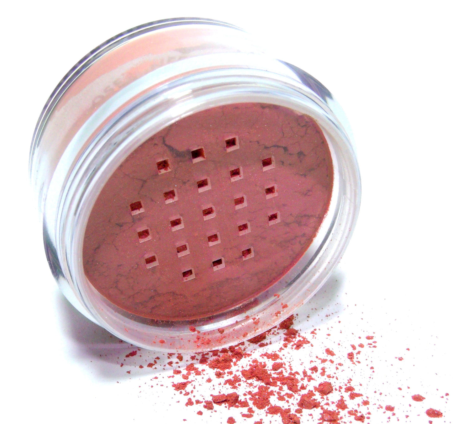 Pure Ziva Deep Coral Pink Mango Orange Shade Loose Mineral Highlighter Blush Powder, Matte Finish, Talc & Paraben Free, 7 grams, No Animal Testing & Cruelty Free