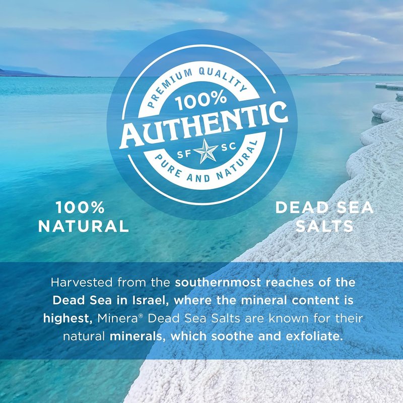 Dead Sea Salt for Bath & Soaking - 100% Pure Natural Coarse Grain | 5 lbs, Fast-Dissolving, Skin-Nourishing