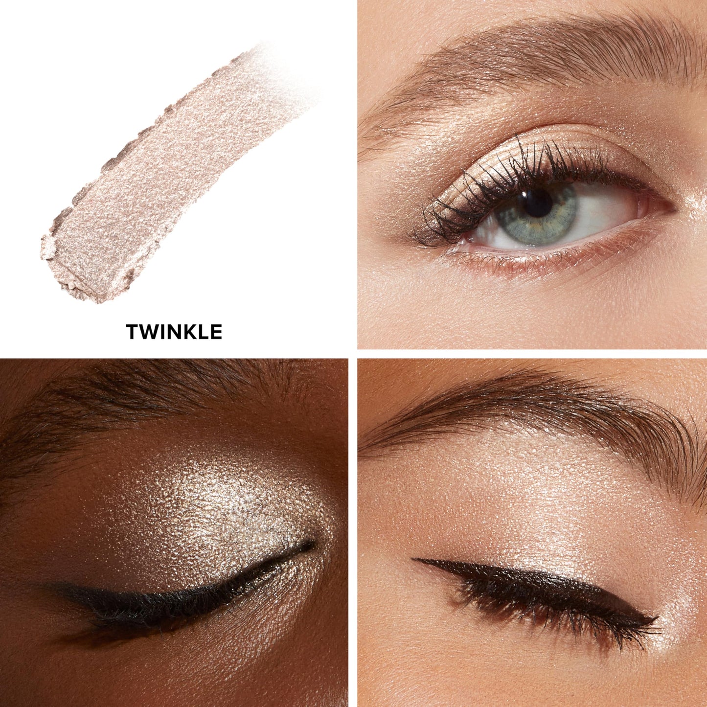 Too Faced Quickie Queen Eye Shadow Sticks | Creamy, Long Wearing + Non-Creasing, High-Impact Sparkle, Twinkle