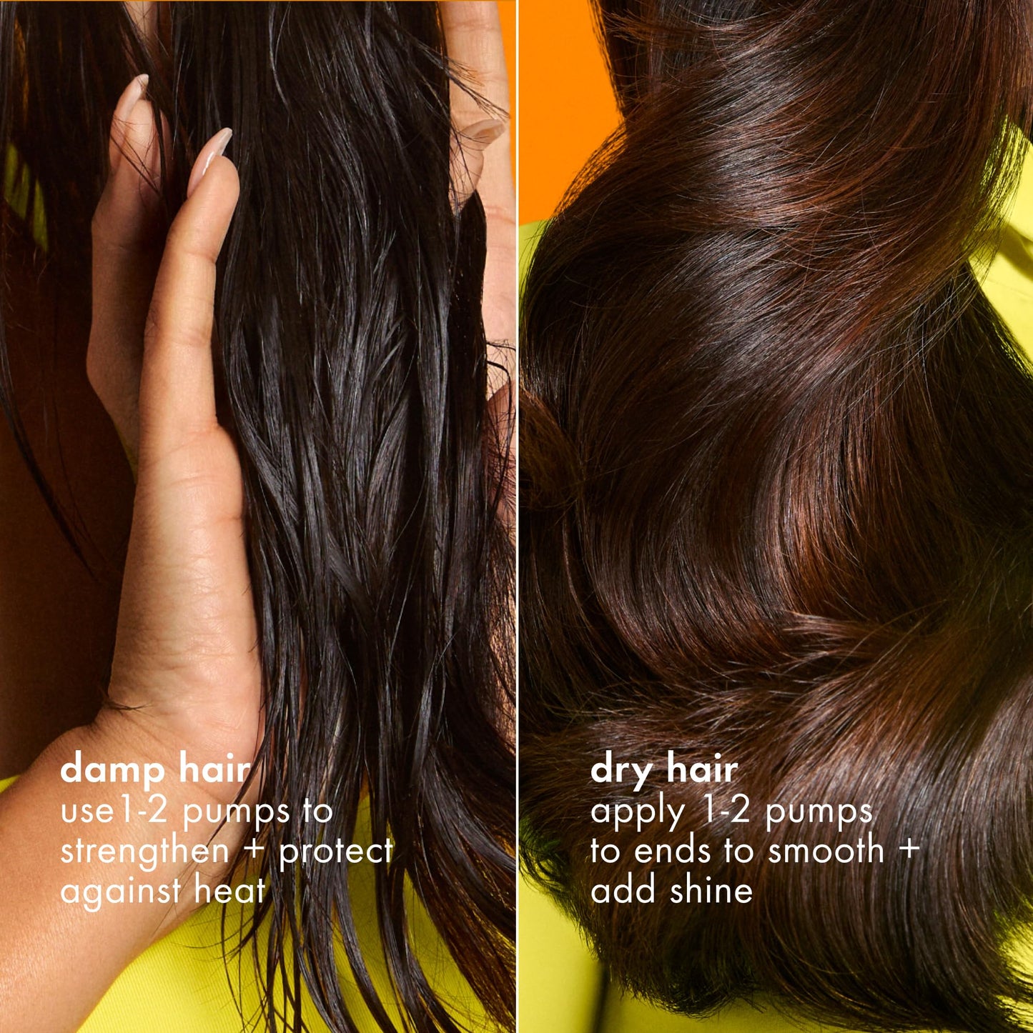 amika superfruit star lightweight hair styling + heat defense oil, 20ml | heat protection, strengthen + reduce breakage, smooth frizz, add glossy shine