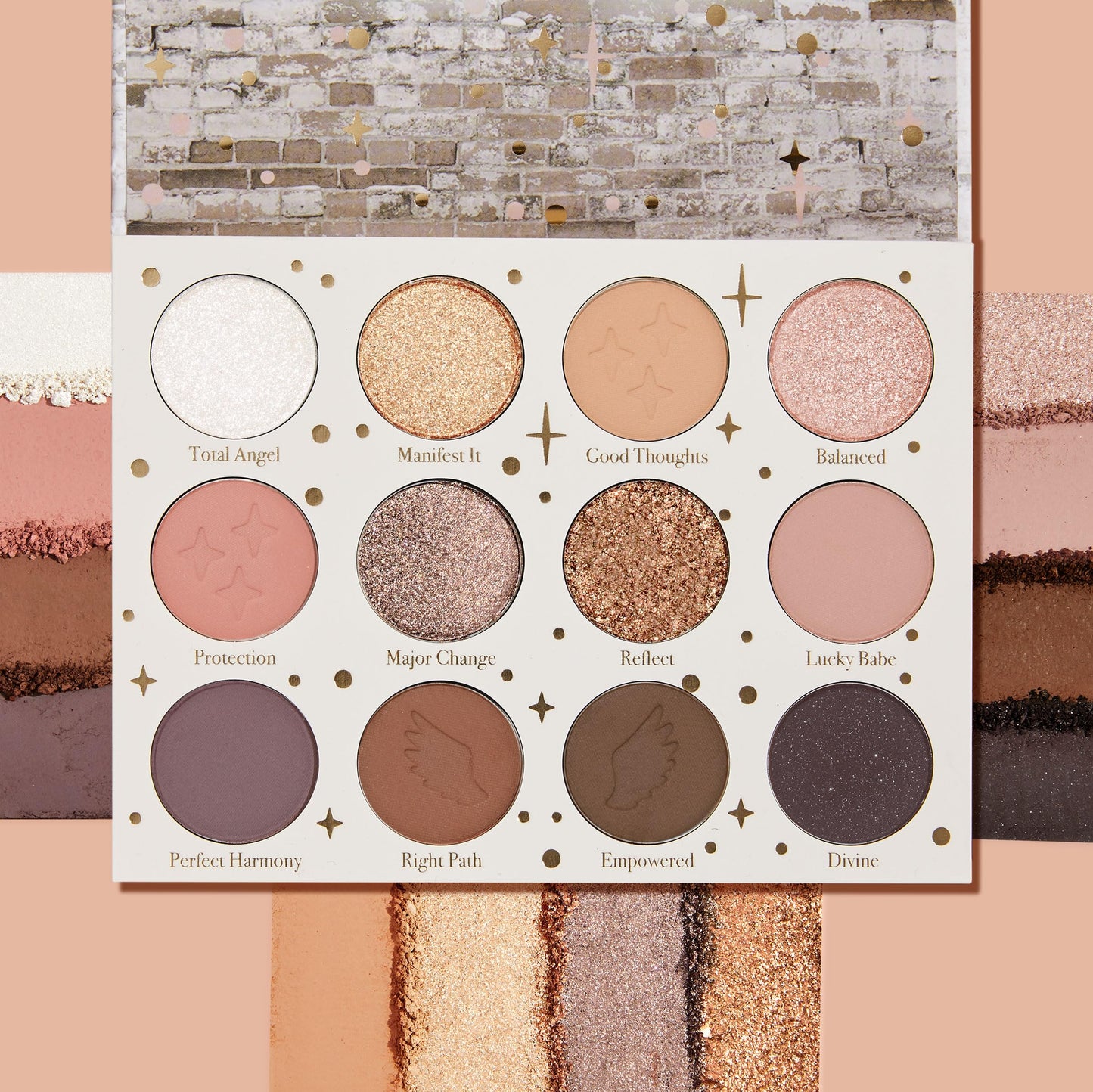 ColourPop Eyeshadow Palette - Warm Nude Eye Makeup Palette with Matte, Metallic, Matte Sparkle & Glitter Finishes - High-Pigment Eye Makeup with a Long-Wearing Formula (0.46 oz)