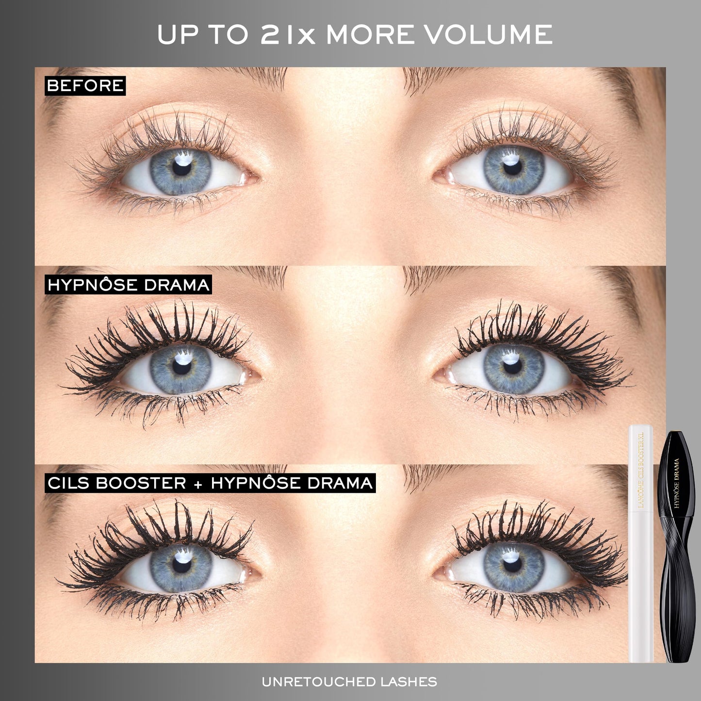 Lancôme Hypnôse Drama Mascara Gift Set - Full-size Cils Booster XL & Hypnôse Drama Mascara - Limited Edition Gift set for Women