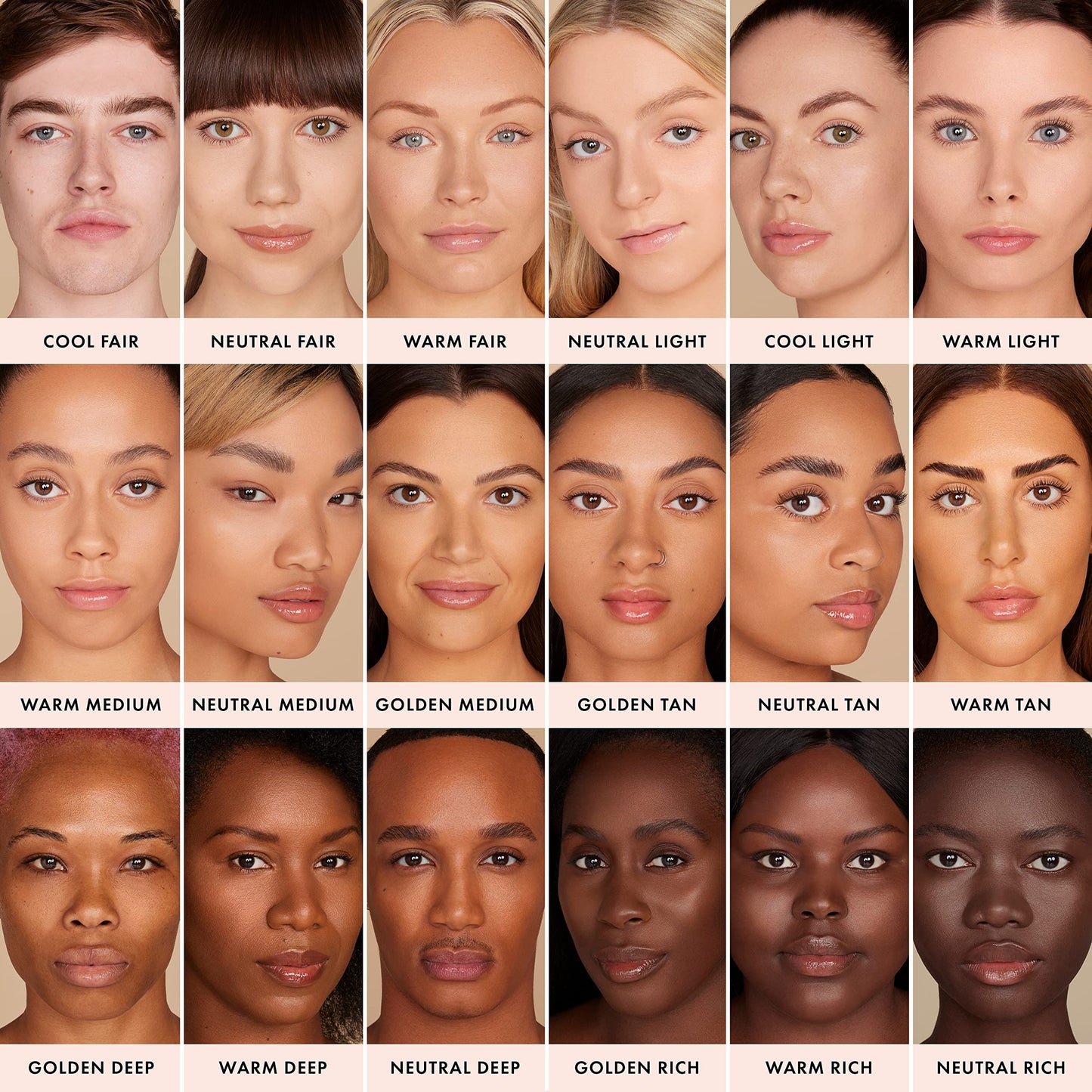 ICONIC LONDON Super Smoother Blurring Skin Tint | Light to Medium Coverage, Hydrating, Ultra-Lightweight Tinted Moisturizer, Cruelty-Free, Vegan Makeup (Warm Medium) 1.01 Fl oz
