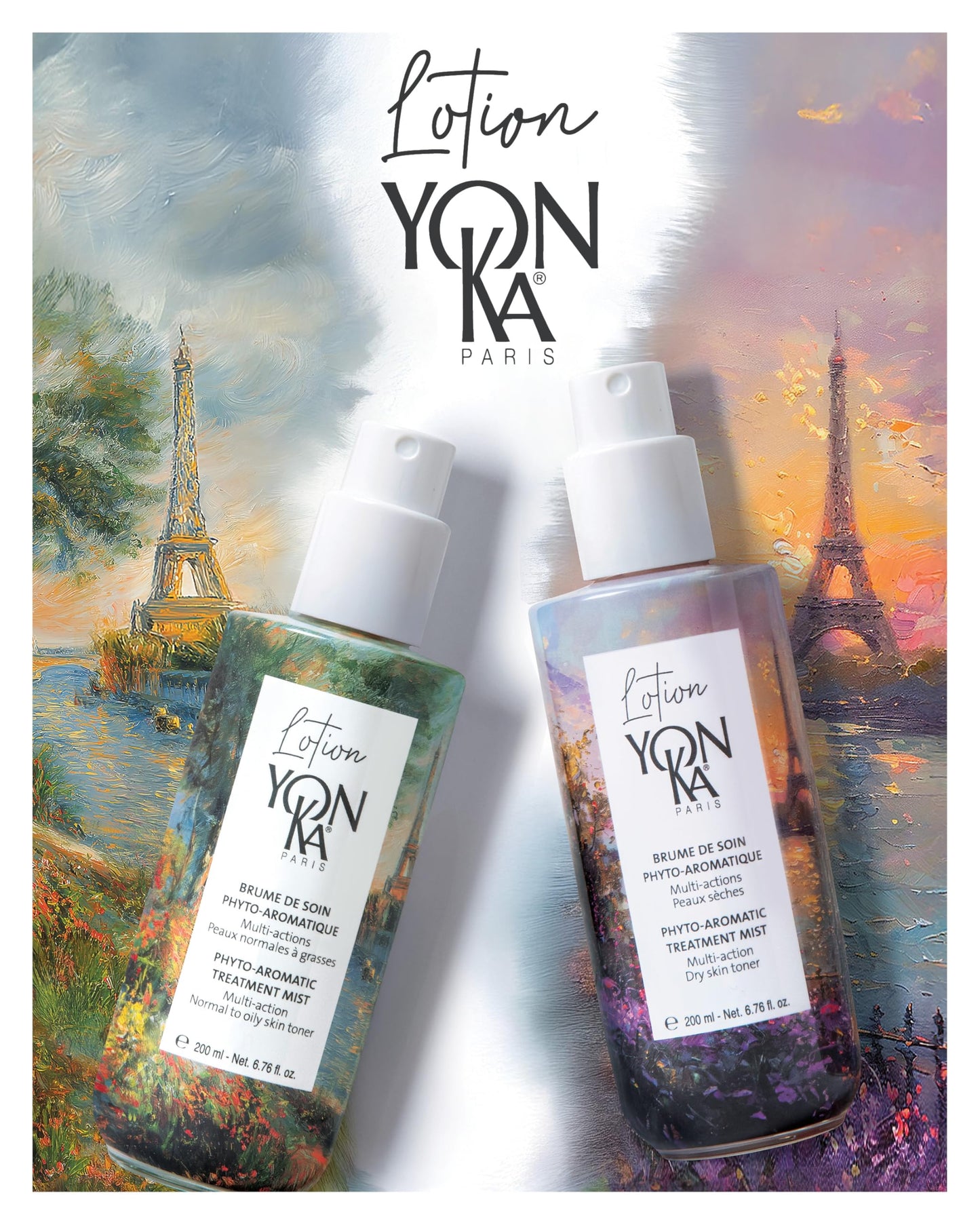 Yon-Ka Paris | Limited Edition Lotion Toner PNG | Purifying Face Toner Mist | for Normal and Oily Skin | 99% Natural Ingredients with Lavender Rosemary | 6.76 fl oz