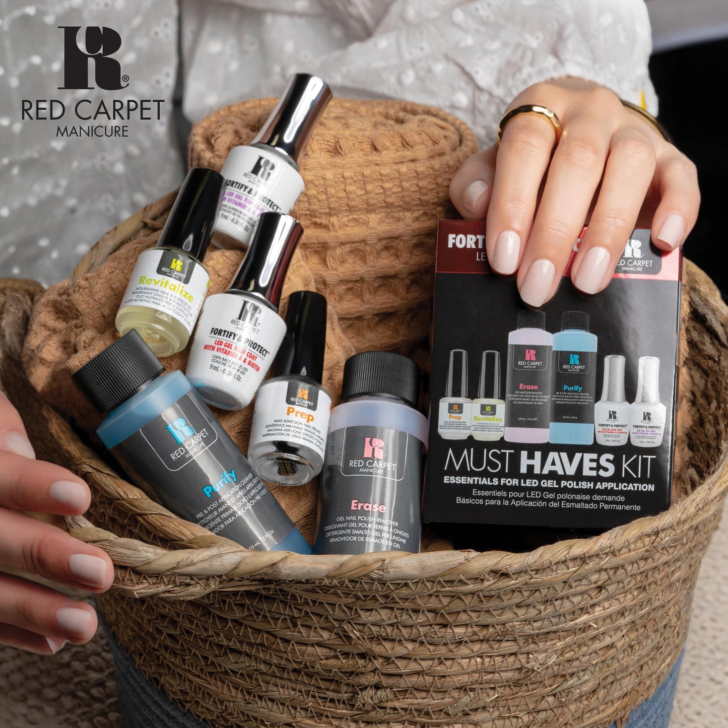 RC Red Carpet Manicure F&P Complete Gel Nail Bundle Must Haves Kit