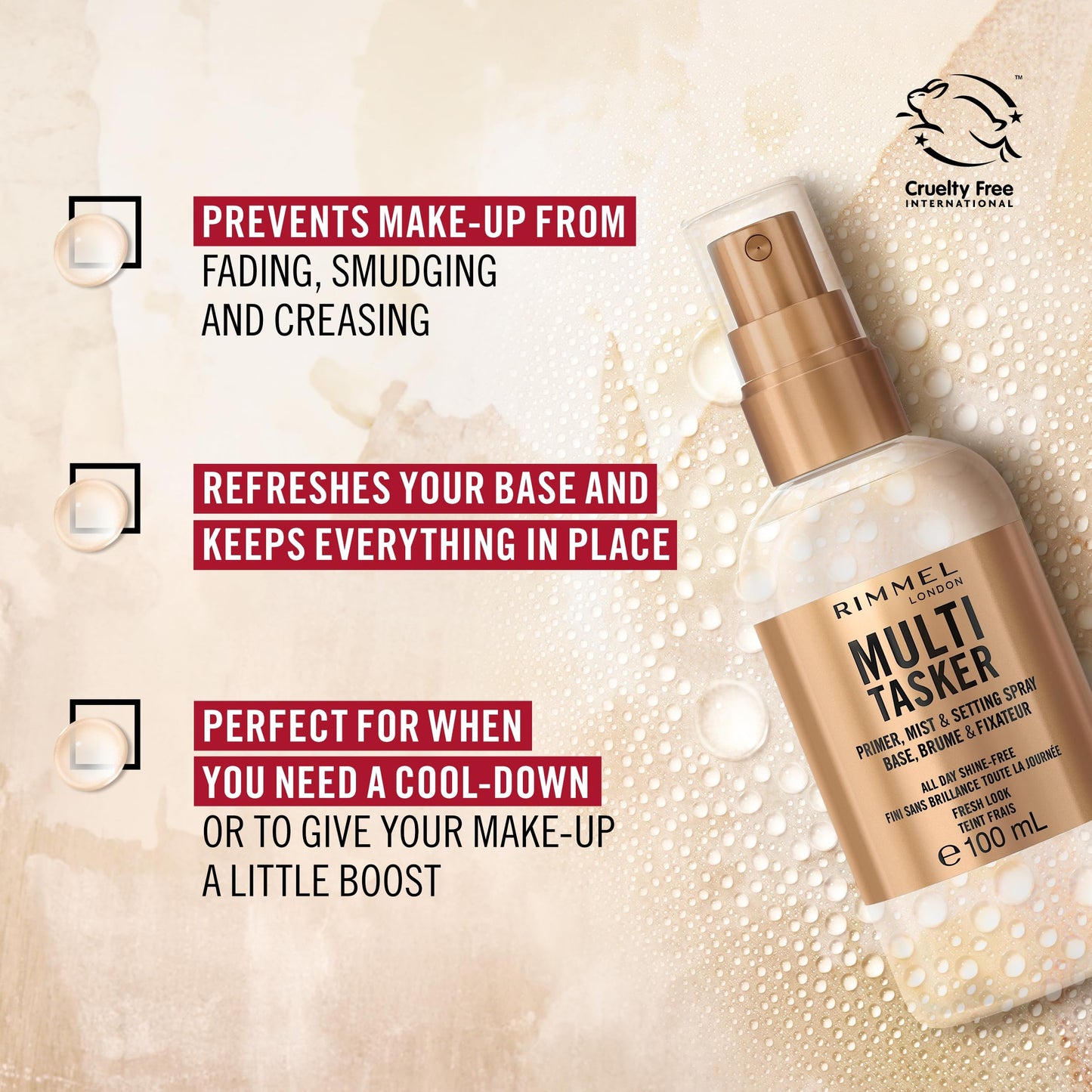 Rimmel Multi-Tasker Setting Spray 3.3 fl oz (Pack of 1)