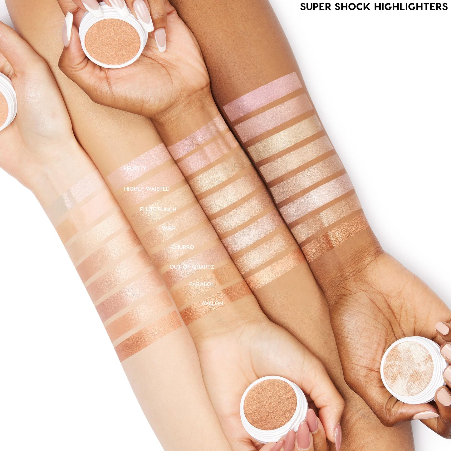 ColourPop Super Shock Highlighter Makeup - High-Pigment, Crème-Powder Face Makeup - Buildable & Blendable Formula with a Unique Bouncy Texture - Flexitarian (0.15 oz)