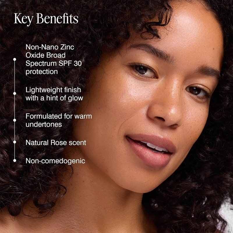 COOLA Organic Tinted Moisturizer with SPF 30 - Dermatologist Tested, 1.5 FL Oz