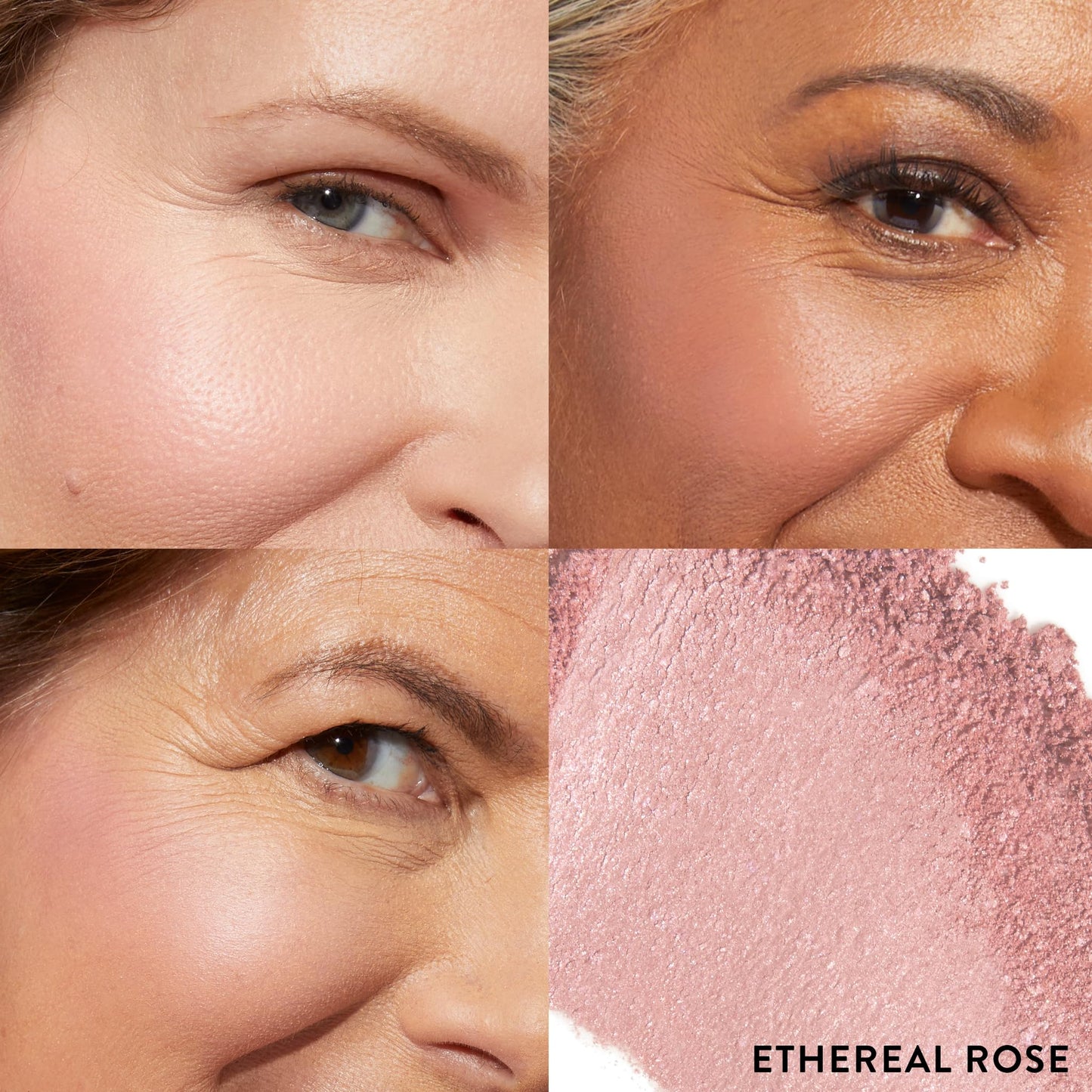 LAURA GELLER NEW YORK Baked Blush-n-Brighten for Mature Skin - 03 Ethereal Rose - Powder Blush Won't Settle into Fine Lines - Buildable Natural Finish – Longlasting Formula - Made in Italy