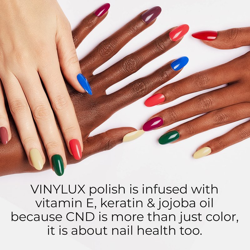 CND Vinylux Longwear Metallic Nail Polish, Gel-like Shine & Chip Resistant Color, 0.5 Fl Oz