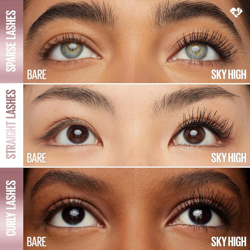 Maybelline Lash Sensational Sky High Mascara - Volumizing & Lengthening Formula | Burgundy Haze, 1 Count