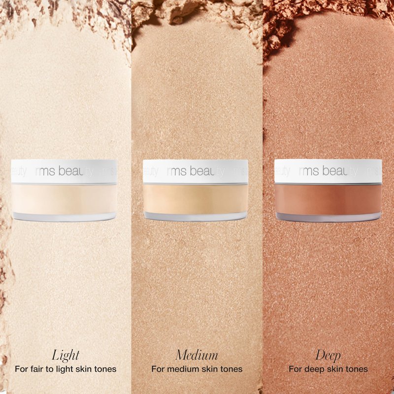 RMS Beauty Hydra Setting Powder Hydrating Translucent Loose Powder Lightweight Matte Finish Oil Control Natural Radiance Long-Lasting Makeup Lock 0.21 oz