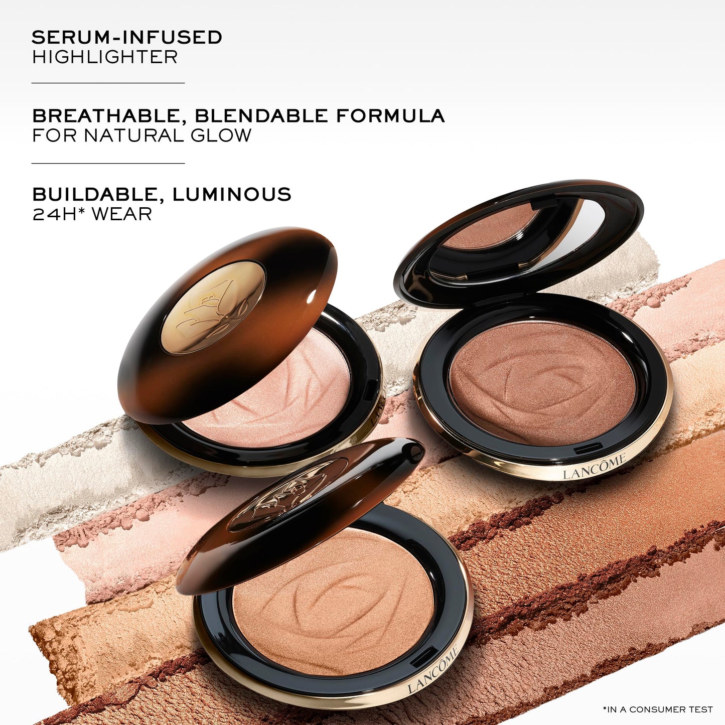 Lancôme Teint Idole Ultra Wear C.E. Skin Transforming Highlighter - Lightweight & Breathable, 24HR Luminous Glow