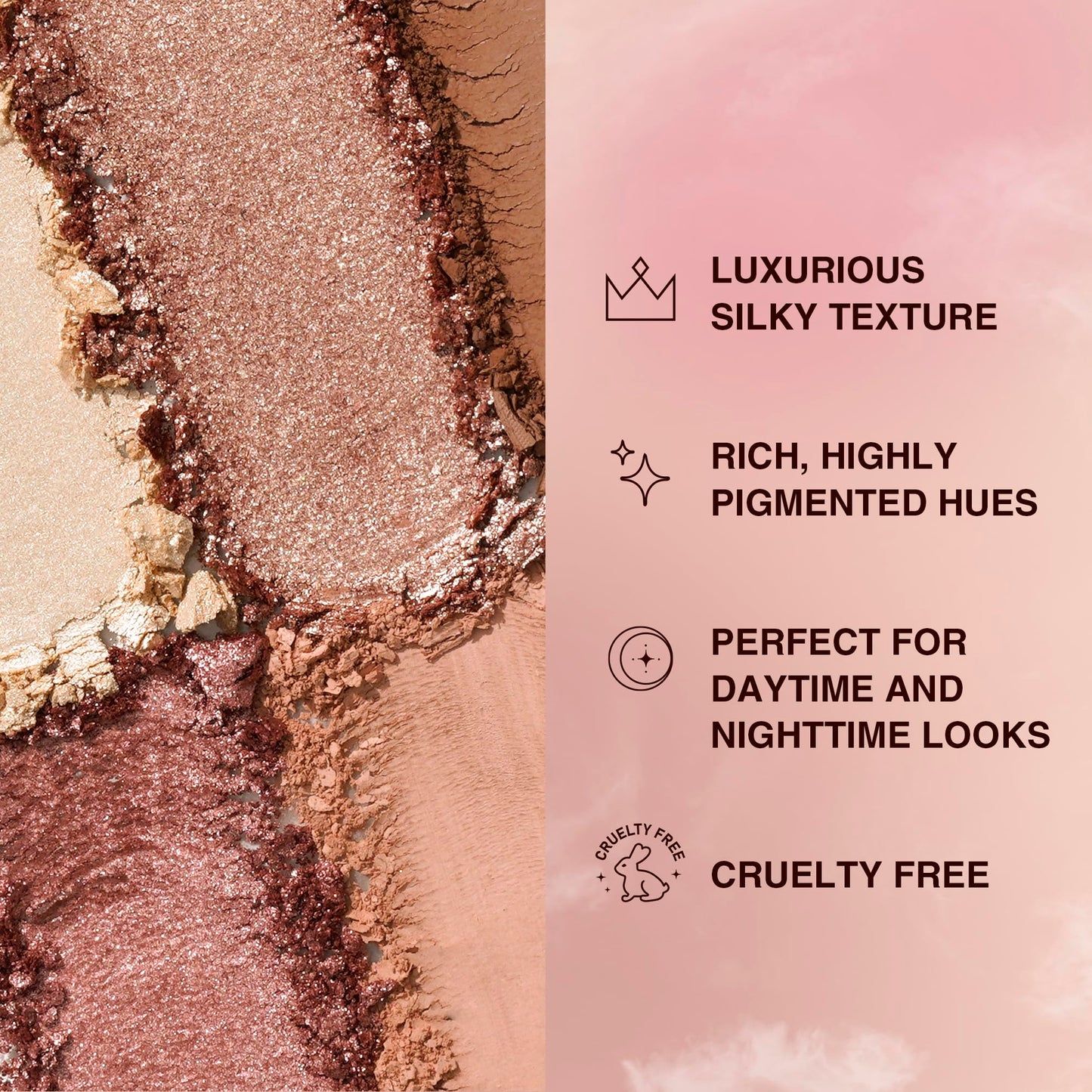 SELESTIA BEAUTY Nude Eyeshadow Palette Her Majesty – 12 High Pigment, Blendable Shades – Long-Lasting & Smudge-Proof – Matte, Satin, Shimmer & Glitter Finishes – 0.47 oz