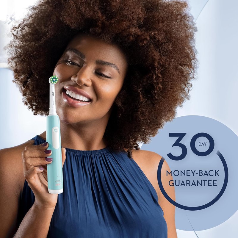 Oral-B Pro 1000 Electric Toothbrush - CrossAction Technology | Green Color