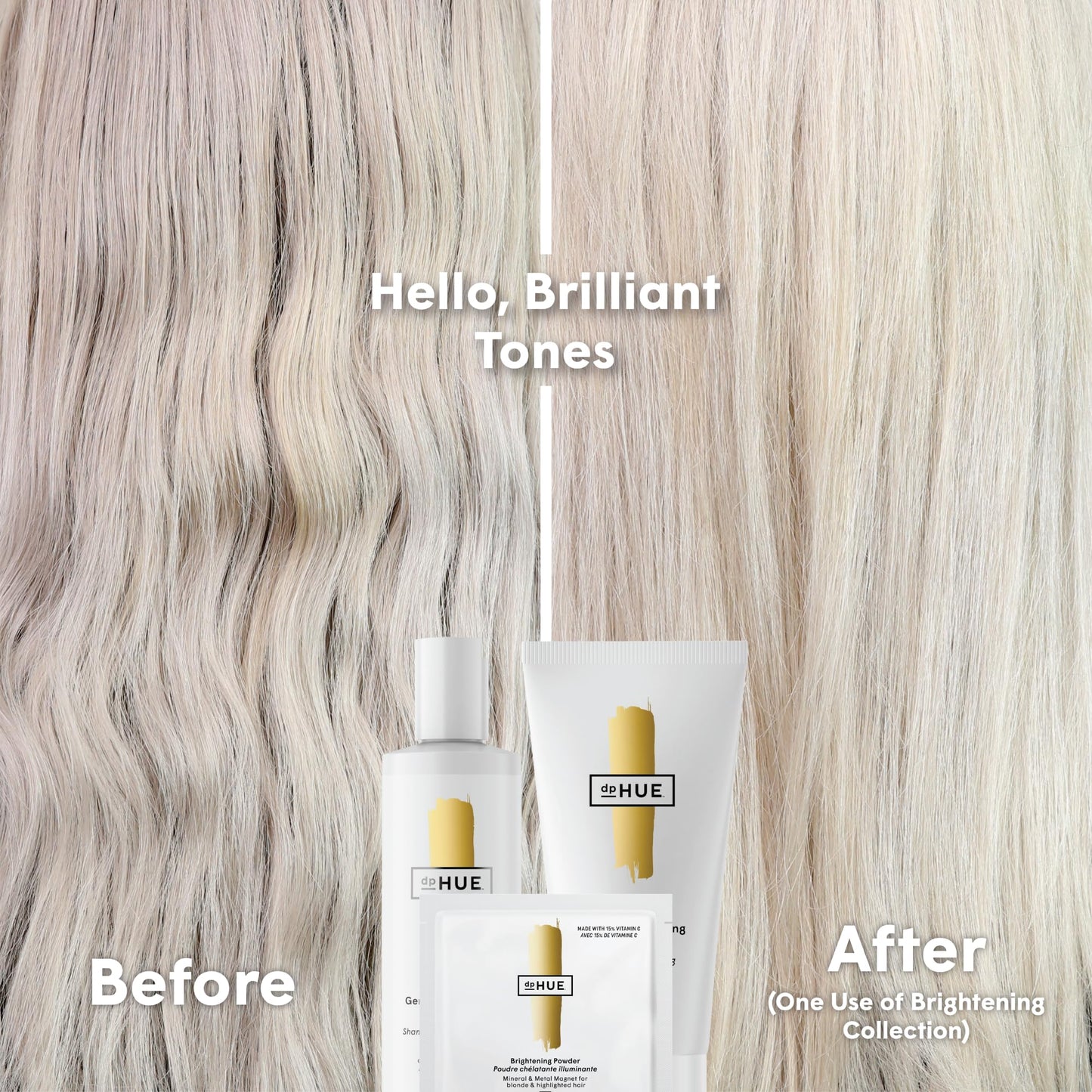 dpHUE Gentle Brightening Conditioner - 6.5 oz - Conditions While Boosting Brightness & Shine - Fresh, Floral Scent - Color Safe, Vegan, Cruelty Free