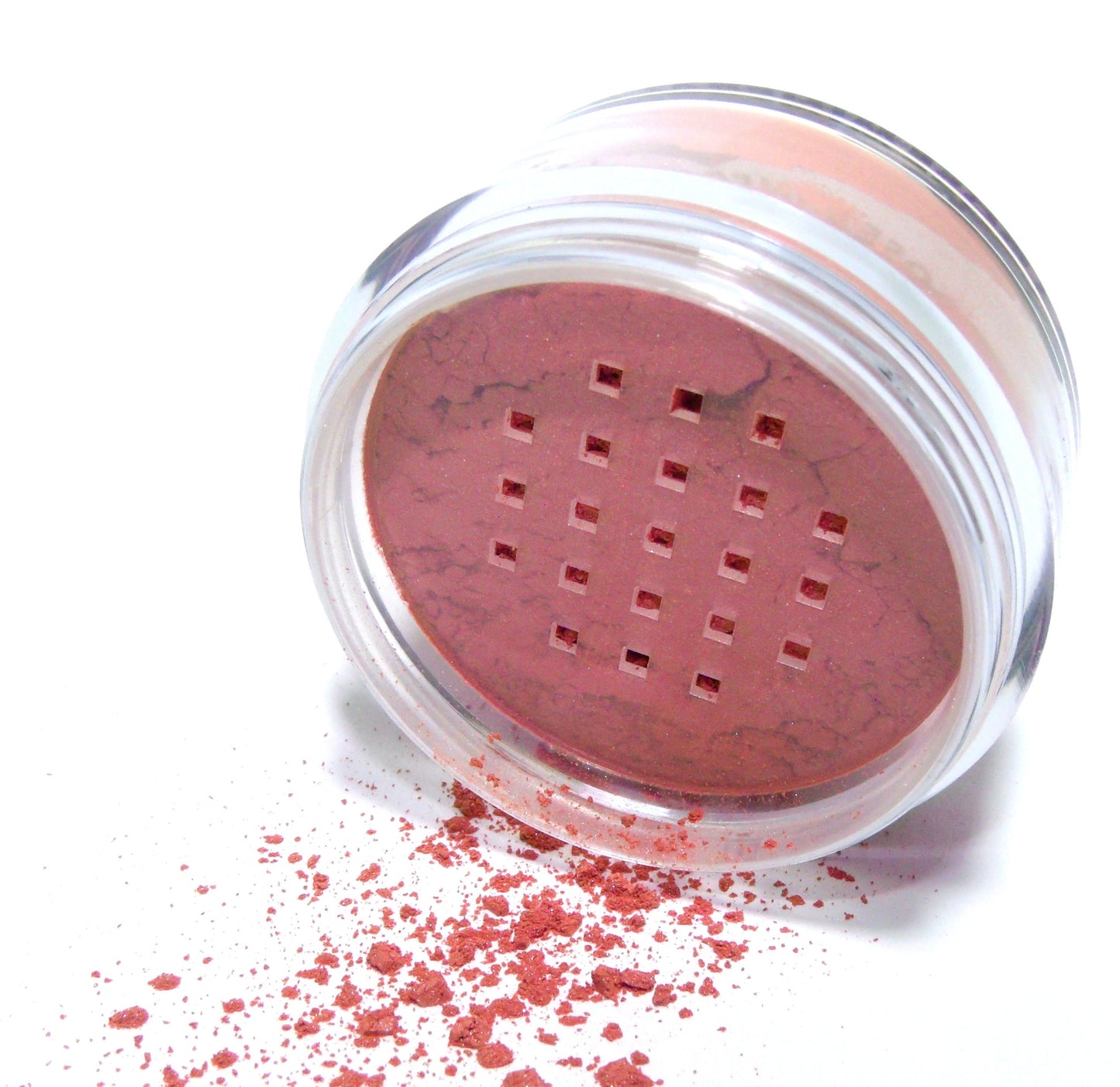 Pure Ziva Deep Coral Pink Mango Orange Shade Loose Mineral Highlighter Blush Powder, Matte Finish, Talc & Paraben Free, 7 grams, No Animal Testing & Cruelty Free