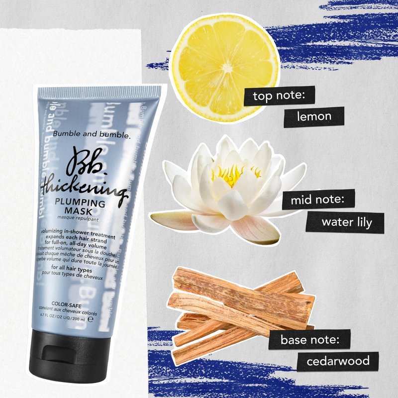 Bumble and bumble. Thickening Plumping Hair Mask | Lightweight Formula Adds Volume and Hydration | Strengthens, Detangles, Smooths | For Fine to Medium Wavy, Straight Hair Types, 6.7 Fl Oz