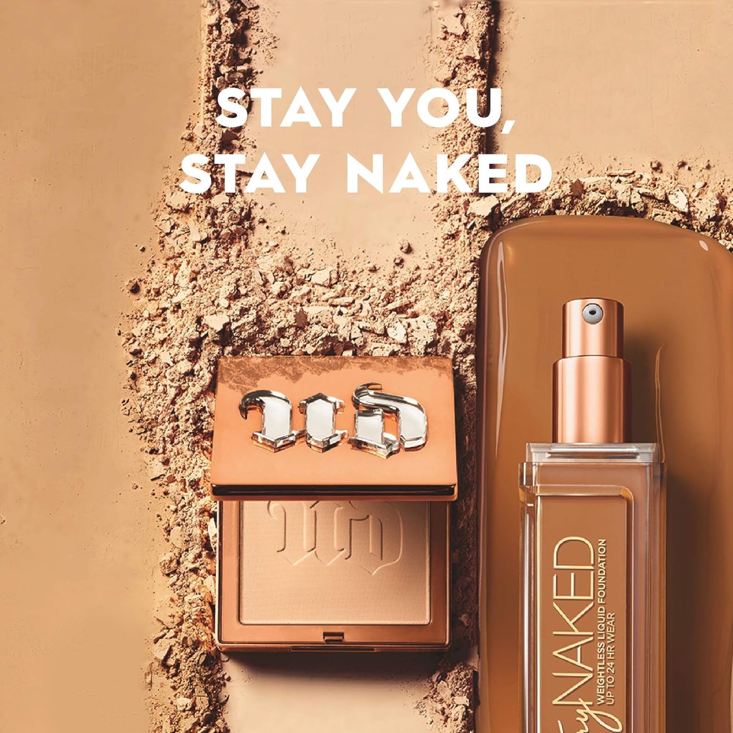 Urban Decay Stay Naked Liquid Foundation - Waterproof, Buildable Medium Coverage, Real-Skin Matte Finish | 1 fl oz